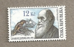 Stamps : Europe : Czech_Republic :  200 años nacimiento Charles Darwin