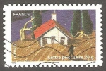 Stamps France -  casa en el campo