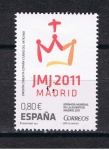Stamps Spain -  Edifil  4656  JMJ 2011 Madrid.  