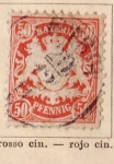 Stamps Germany -  Estado Libre de Baviera 1876