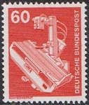 Stamps Germany -  INDUSTRIA Y TÉCNICA. APARATO DE RAYOS X