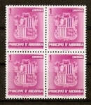 Stamps Andorra -  Escudo de Andorra.