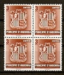 Stamps : Europe : Andorra :  Escudo de Andorra.