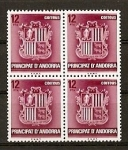 Stamps Andorra -  Escudo de Andorra.