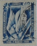 Stamps : America : Argentina :  el riel es nuestro