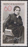 Stamps Germany -  CENTENARIO DEL NACIMIENTO DE LA ESCRITORA AGNES MIEGEL