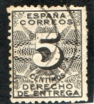 Stamps : Europe : Spain :  592- DERECHO DE ENTRGA