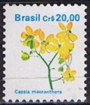 Stamps Brazil -  Cassia  macranthora