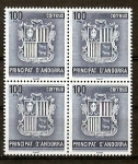 Stamps : Europe : Andorra :  Escudo de Andorra.
