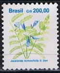 Stamps Brazil -  Jacacada mimosifolia