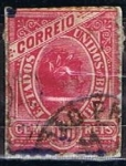 Stamps Brazil -  Scott  160 Cabeza de Libertad (5)
