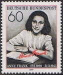Stamps : Europe : Germany :  ANA FRANK