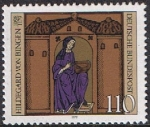 Stamps Germany -  SANTA HILDEGARDA, ABADESA BENEDICTINA