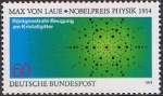 Stamps Germany -  PREMIOS NOBEL ALEMANES. MAX VON LAUE