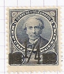 Stamps America - Argentina -  Alberdi (sobrecargado)