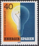 Stamps : Europe : Germany :  AHORRO DE ENERGIA