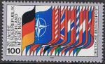 Stamps : Europe : Germany :  25 ANIV. DE LA ENTRADA DE ALEMANIA OCCIDENTAL EN LA O.T.A.N.