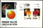 Stamps Spain -  Expo Sevilla 92 - Bruselas - Osaka - SPD