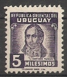 Sellos del Mundo : America : Uruguay : Santiago Vazquez