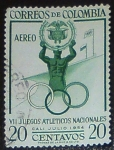 Stamps Colombia -  VII Juegos atleticos nacionales