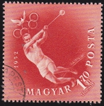 Stamps : Europe : Hungary :  LANZAMIENTO DE MARTILLO