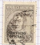 Sellos de America - Argentina -  Servicio Oficial