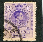 Stamps : Europe : Spain :  270-  Alfonso XIII. Tipo Medallón.