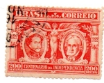 Stamps : America : Brazil :  -BRASIL-CORREOS-1908-1922