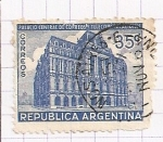 Stamps : America : Argentina :  Palacio central de Correos y Telecomunicaciones