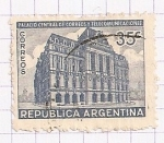 Sellos de America - Argentina -  Palacio central de Correos y Telecomunicaciones