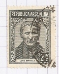 Stamps : America : Argentina :  Luis Braille