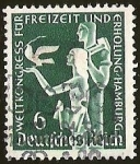 Stamps Germany -  CONGRESO MUNDIAL DE DEPORTES Y RECREACION DE HAMBURGO