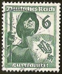 Stamps Germany -  PROTECCION CONTRA ATAQUES AEREOS - SEGURIDAD AEREA
