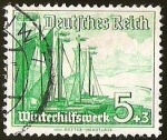 Stamps Germany -  DEUTSCHES REICH - WINTERHILFE SCHIFFE