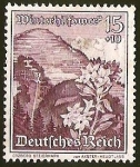 Stamps Germany -  DEUTSCHES REICH - WINTERHILF SWERK - FLOR Y PAISAJE
