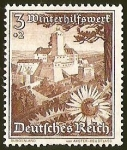 Stamps Germany -  DEUTSCHES REICH - WINTERHILF SWERK - FLOR Y CASTILLO