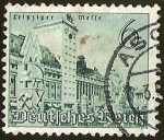 Stamps Germany -  DEUTSCHES REICH -FERIA PRIMAVERAL DE LEIRZIG