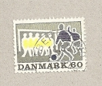 Sellos de Europa - Dinamarca -  Fútbol