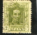 Stamps : Europe : Spain :  310- Alfonso XIII. Tipo Vaquer.