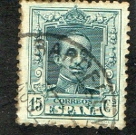 Stamps : Europe : Spain :  315-  Alfonso XIII. Tipo Vaquer.