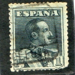 Stamps Spain -  321-  Alfonso XIII. Tipo Vaquer.