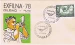 Stamps Spain -  SPD DIA DEL SELLO 1978 CON MATASELLOS JORNADAS FILATÉLICAS