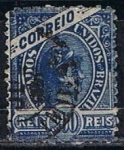 Stamps Brazil -  Scott  161 Cabeza de Libertad (10)
