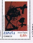 Stamps : Europe : Spain :  Edifil  4664 D Pintura Española Contemporánea.  " Antoni Tápies "