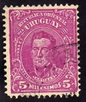 Stamps Uruguay -  Artigas 