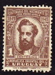 Stamps Uruguay -  Jose Pedro Varela (Centenario de su Nacimiento)