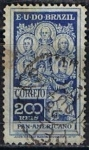 Stamps Brazil -  Scott  191  Bonifacio, Bolibar,O´Higgins,San Martin,Washington