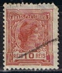 Stamps Brazil -  Scott  200  Cabeza de libertad