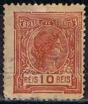 Stamps Brazil -  Scott  200  Cabeza de libertad (2)