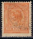 Stamps Brazil -  Scott  205  Cabeza de libertad